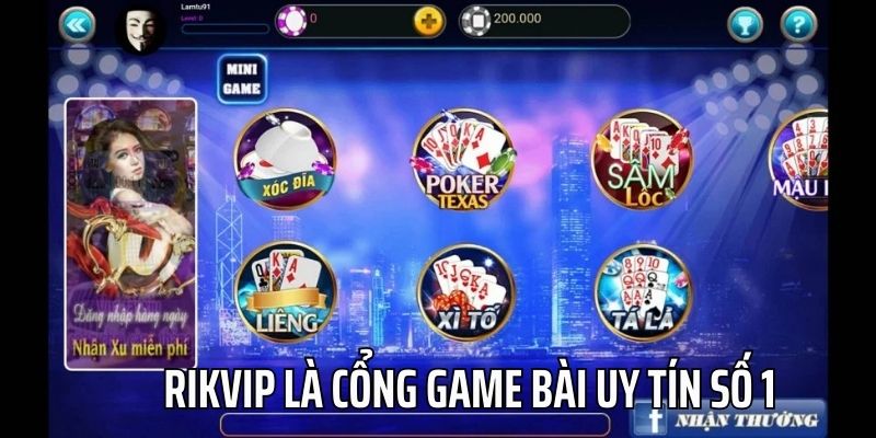 Với nhiều ưu điểm vượt trội, rikvip là cổng game bài Hot nhất hiện nay