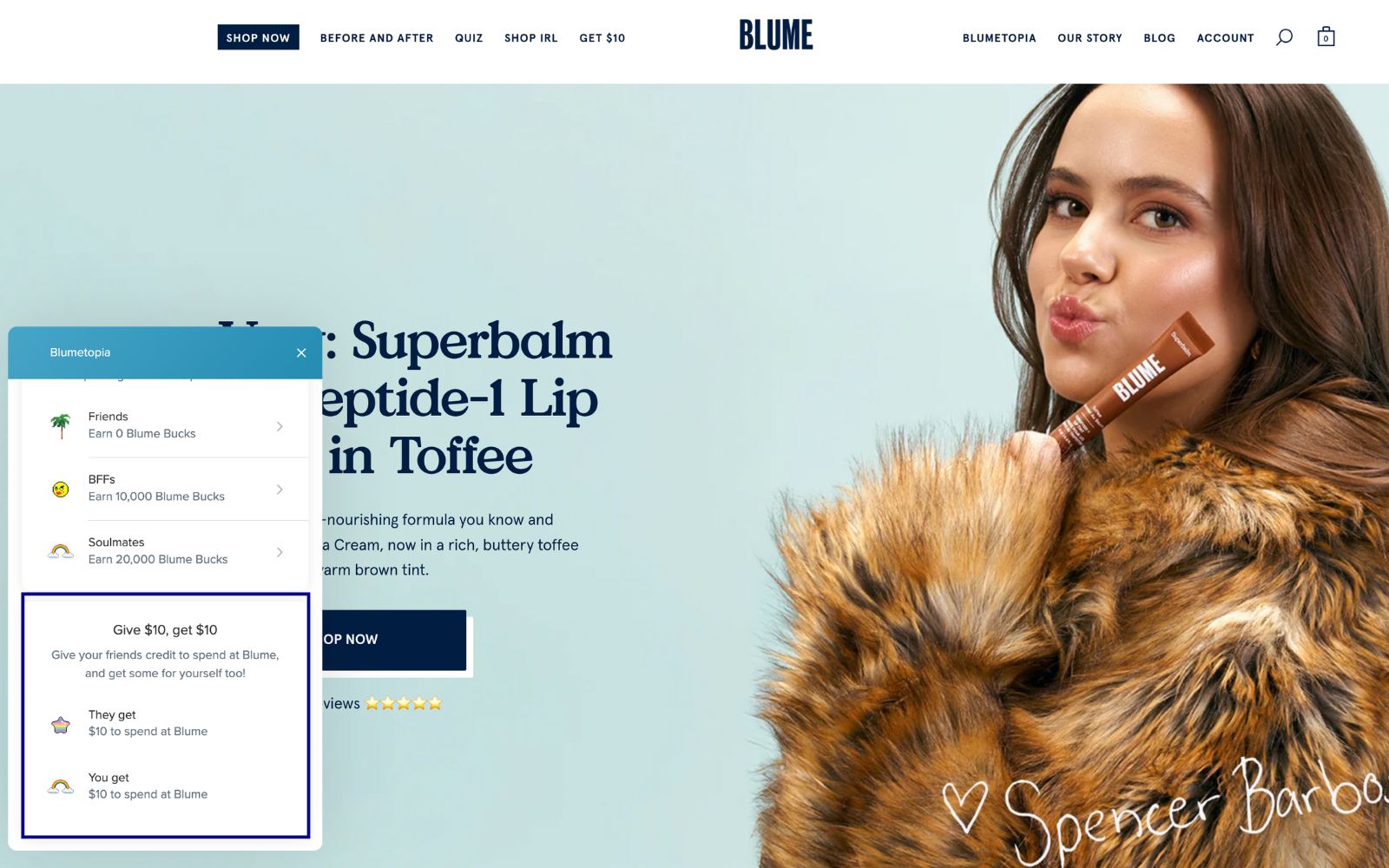 Blume Referral Rewards