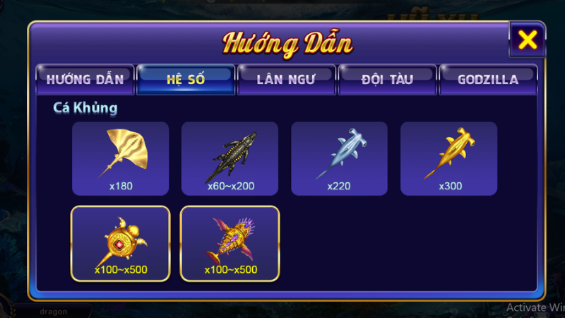 Các loài sinh vật biển phổ biến trong game Đại chiến thái bình dương