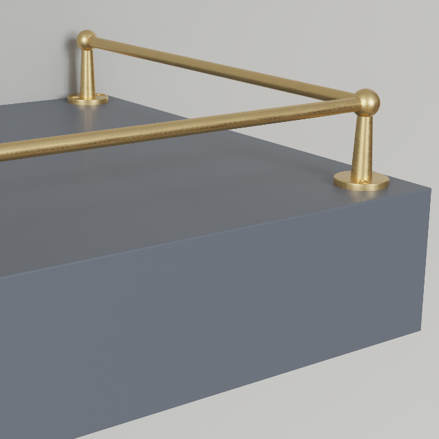 A close up of a metal bar

Description automatically generated