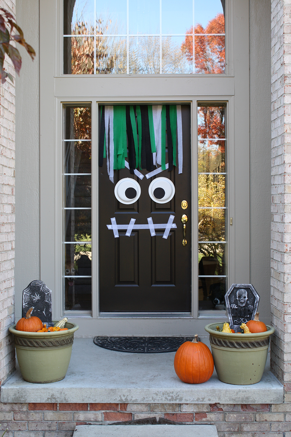 Halloween door decoration