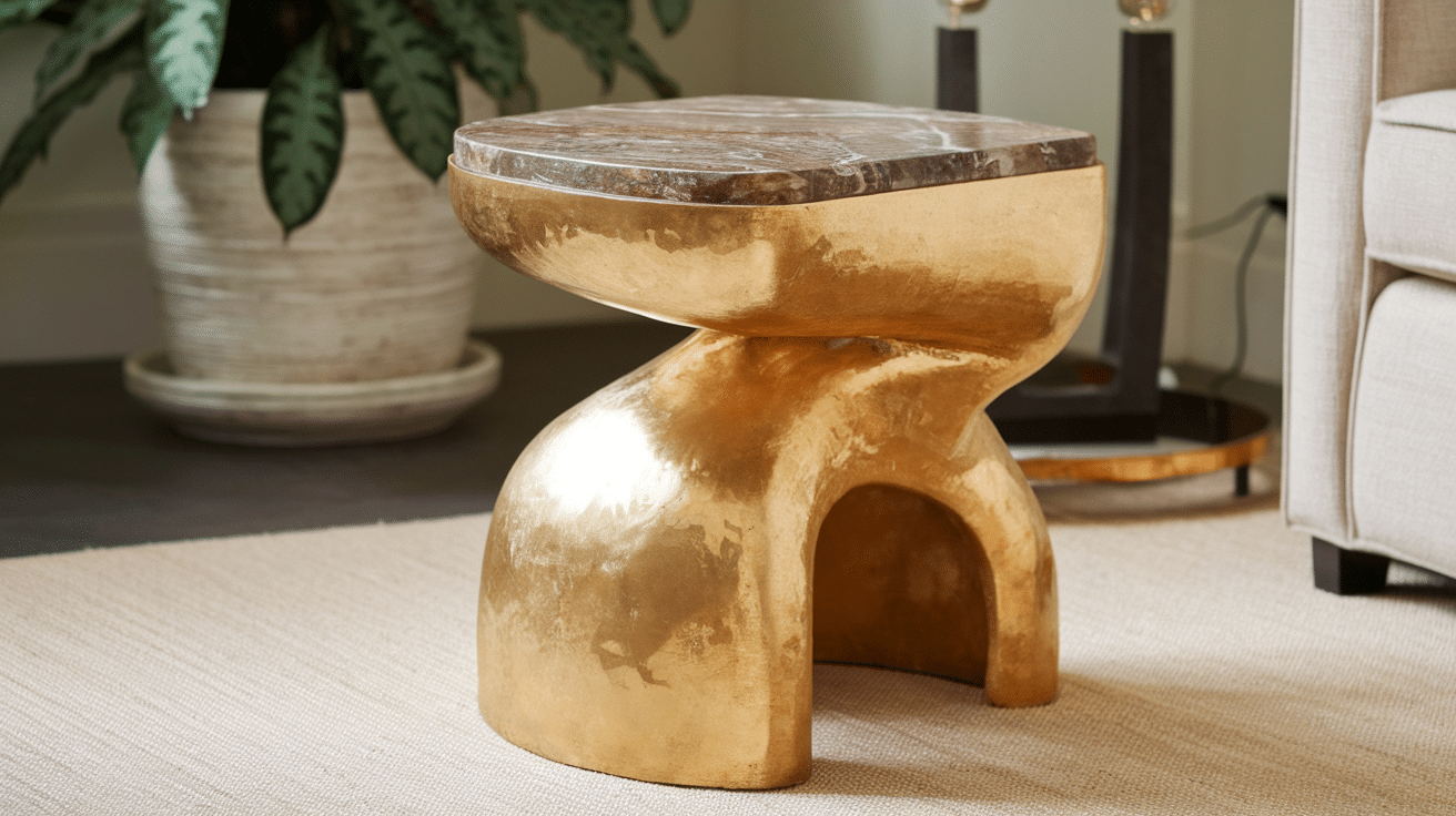 Gold_Leaf_Side_Table