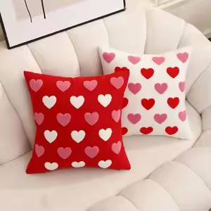 pink decor pillows
