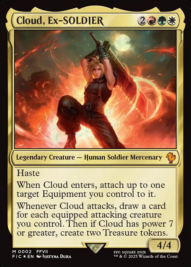 Magic the Gathering Final Fantasy - Cloud, Ex-SOLDIER