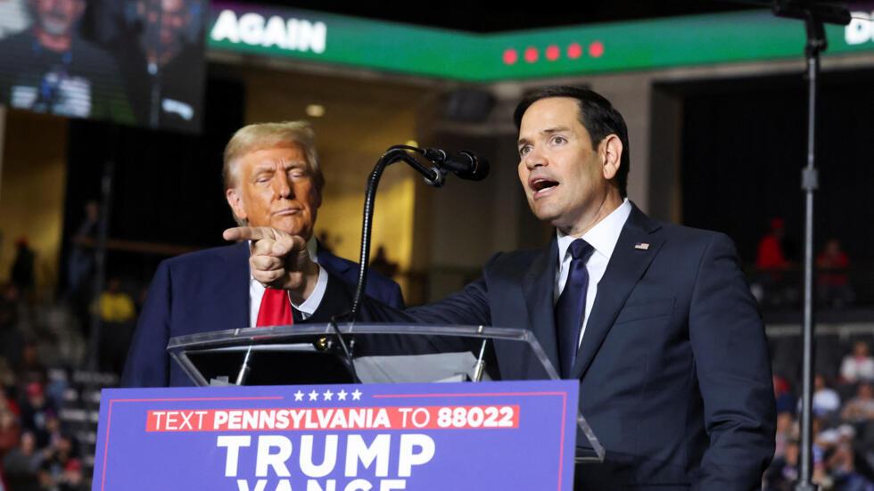U.S. Senator Marco Rubio (R-FL) speaks at former U.S. President Donald Trump's campaign event, in Allentown, Pennsylvania, U.S., October 29, 2024