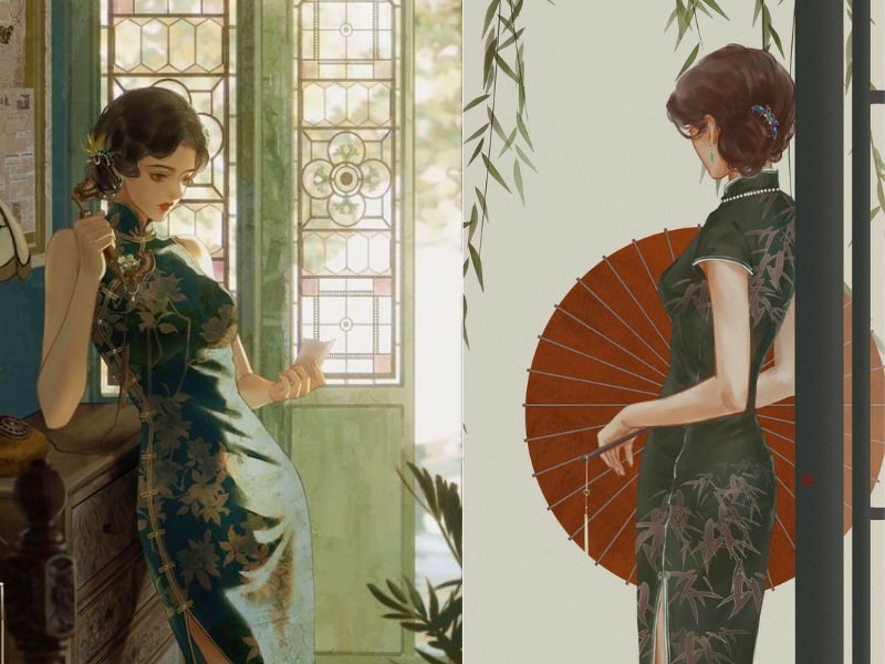 sườn xám Trung Quốc 4