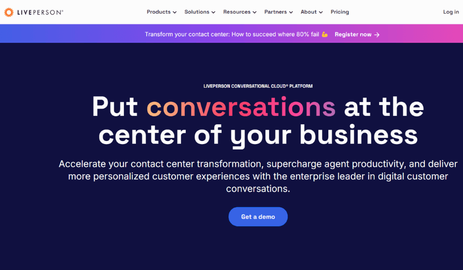 LivePerson customer service platform