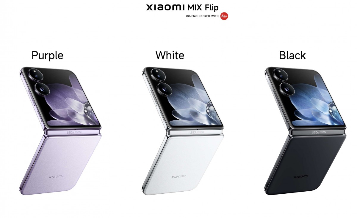 Xiaomi Mix Flip : couleurs