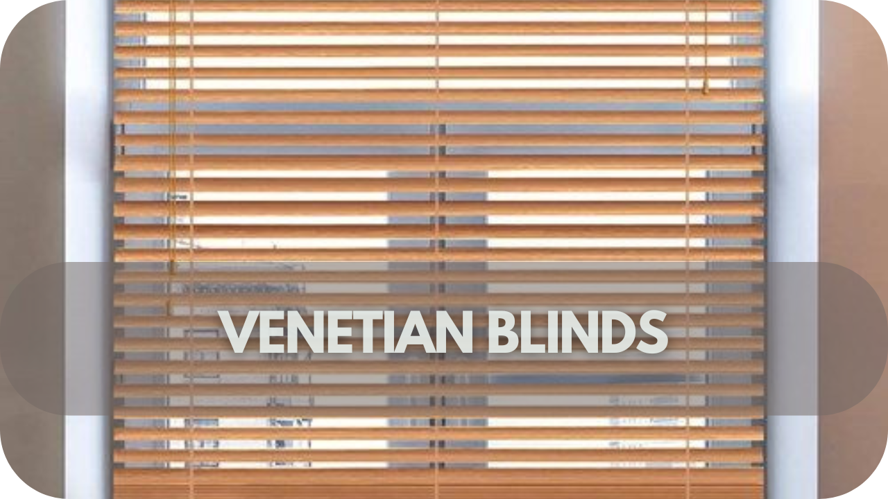 Classic Venetian blinds for sash windows: blend of style, privacy, and adjustable light control.