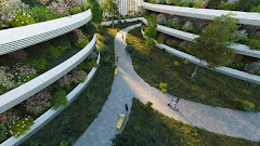 Green Modern Residential Block