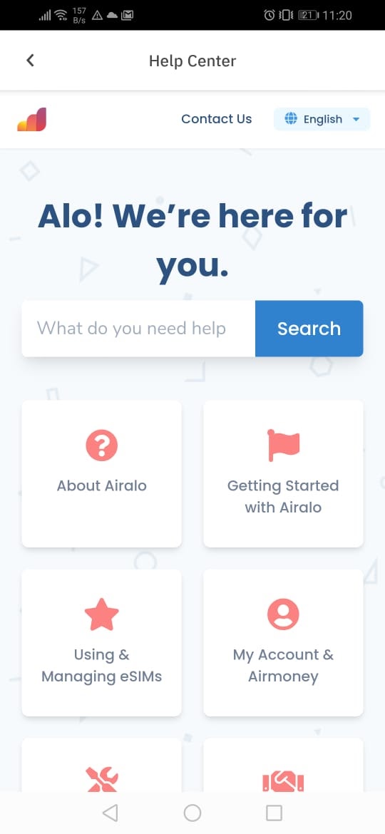 utilizar la app airalo