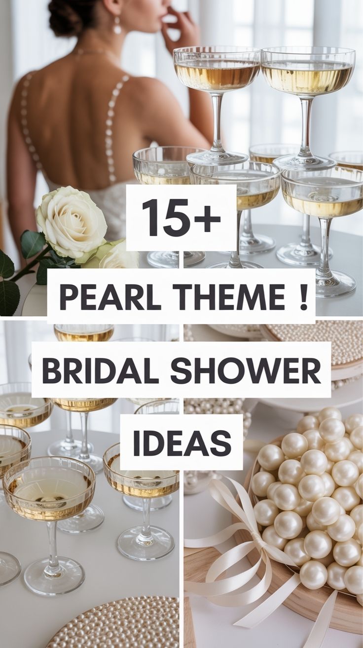 Pearl Theme Bridal Shower Ideas