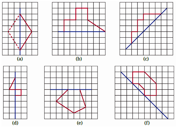 shapes in line of symmetry