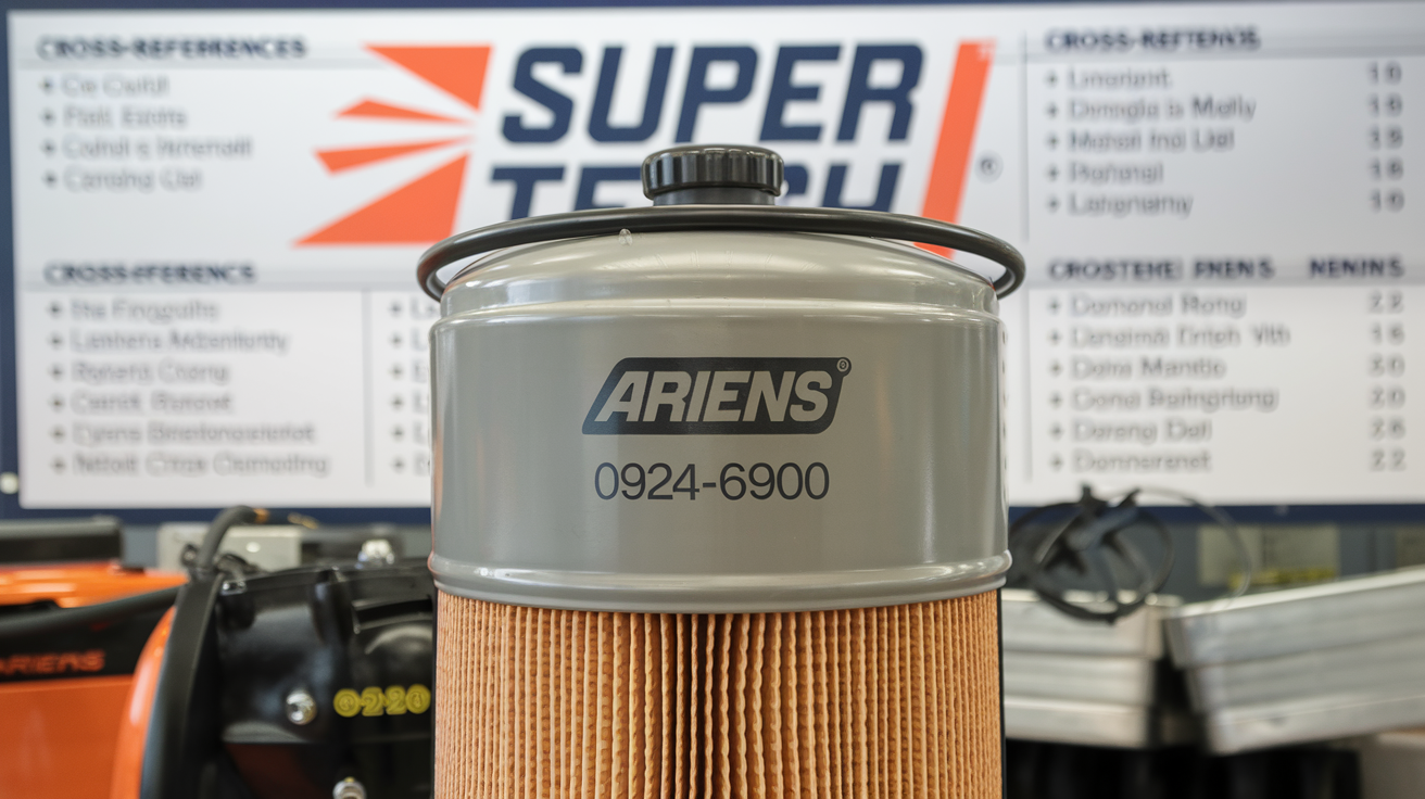 ariens 09246900 hydraulic filter cross reference to super tech