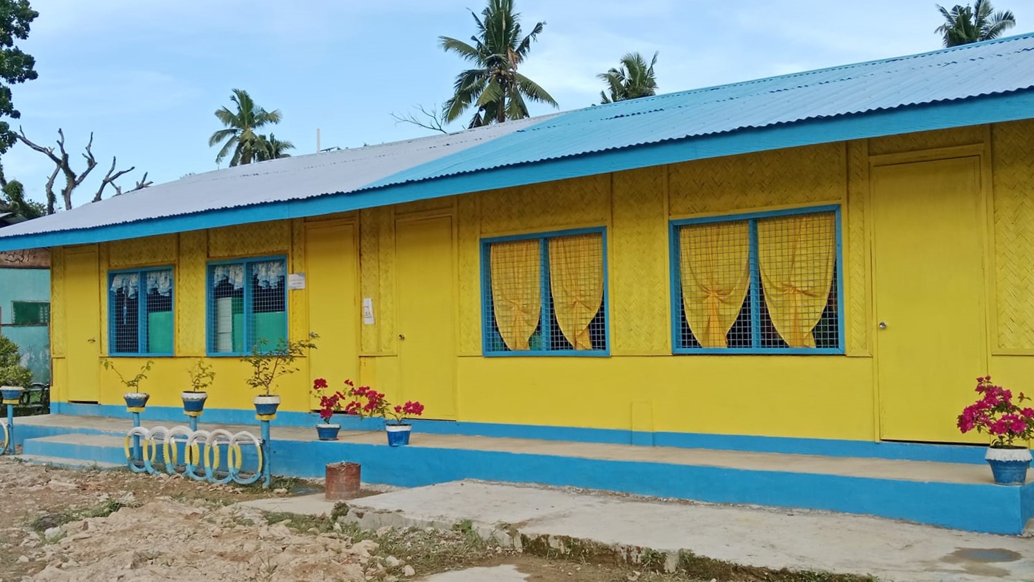 The completed New Cuyo Elementary School in the Philippines