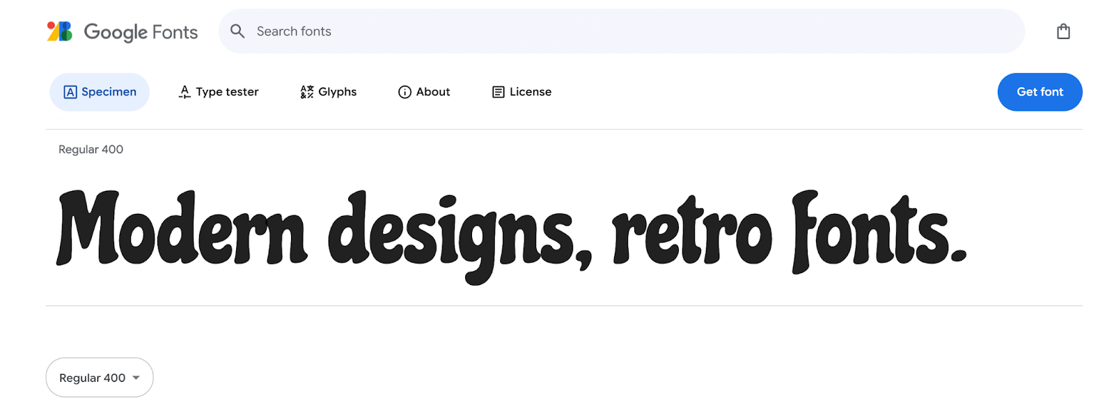 Chicle on Google Fonts.