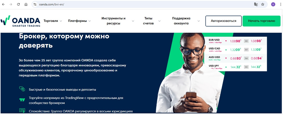 oanda com обзор