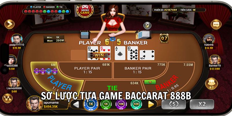 Sơ lược tựa game baccarat 888B