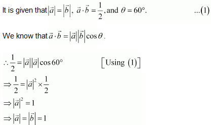 chapter 10-Vector Algebra Exercise 10.3