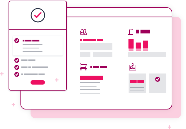 TeamUp's reporting dashboard