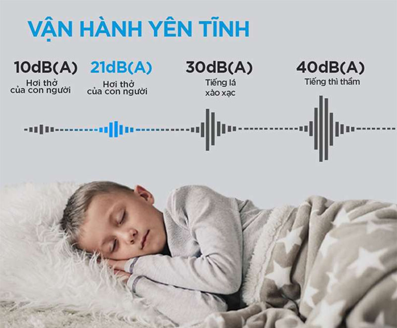 Vận hành yên tĩnh, êm ái