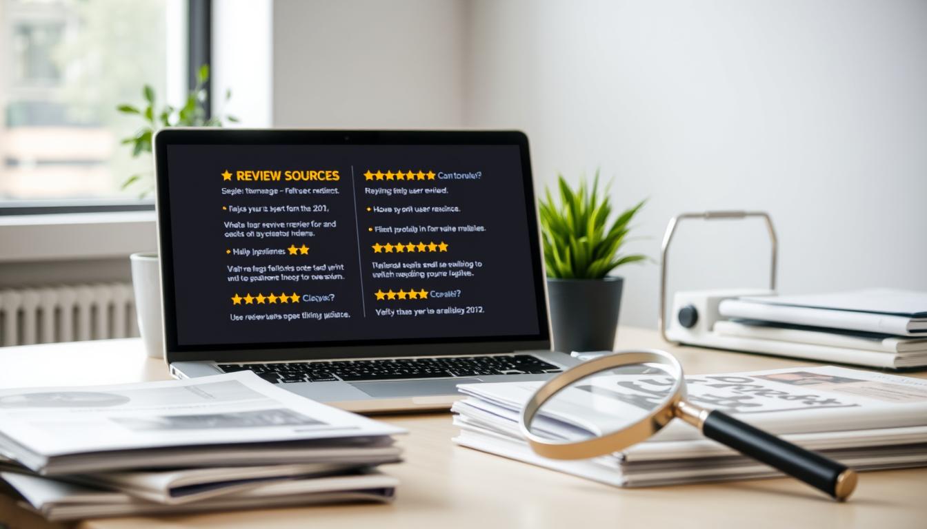 reliable sources in user reviews
