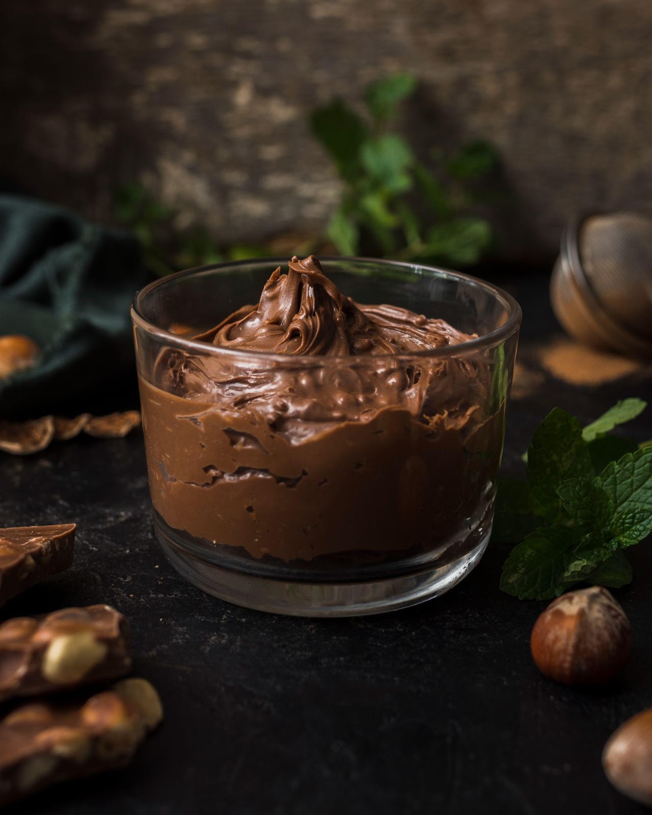 mousse de chocolate