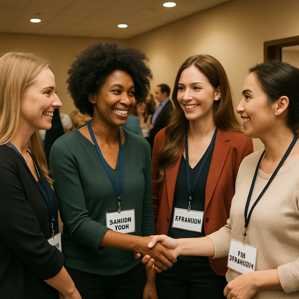 Beauty professionals networking