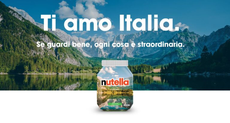 Vasetto Nutella con Laghi di Fusine per campana 