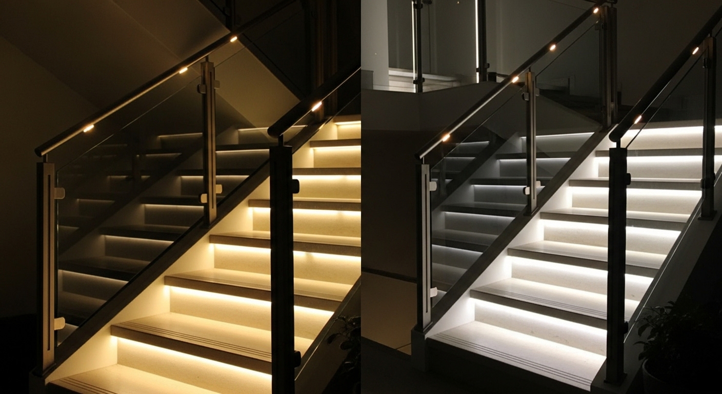 Integrated LED Lighting in Railings