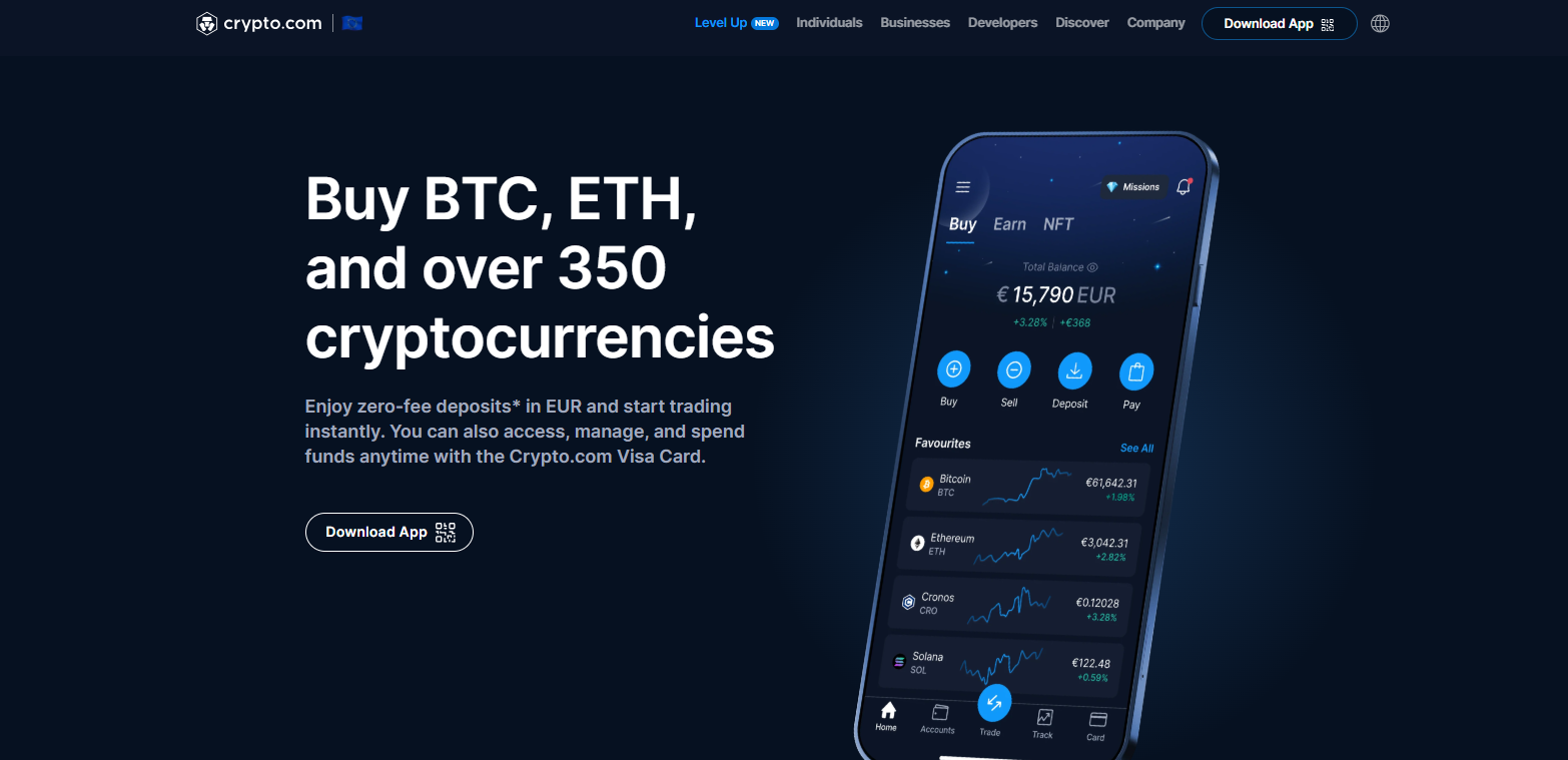 crypto.com homepage 