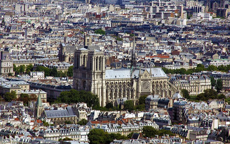 The view from Montparnasse Tower