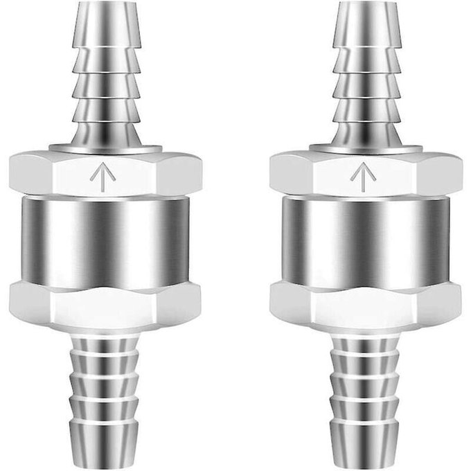 Two check-valves used for EPA Methods 21 emissions testing