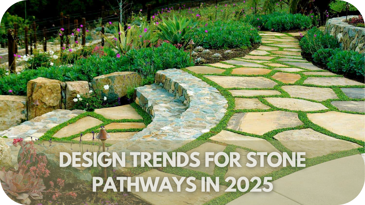 Explore the top design trends for stone pathways in 2025, from sleek, modern lines to natural, rustic charm, perfect for your New Year garden makeover.