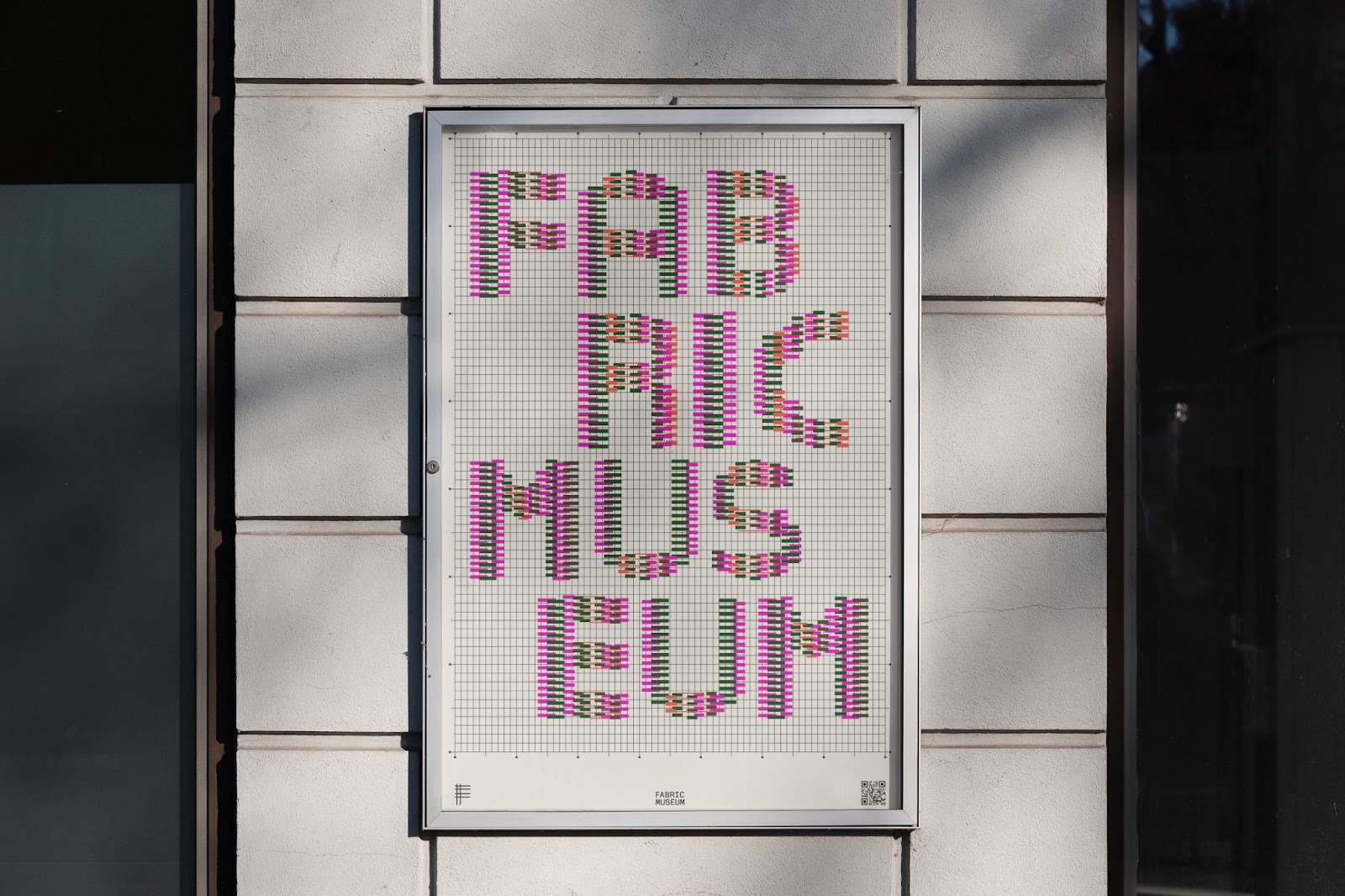 Image from the Where Art and Branding Intertwine: Fabric Museum's Innovative Identity article on Abduzeedo