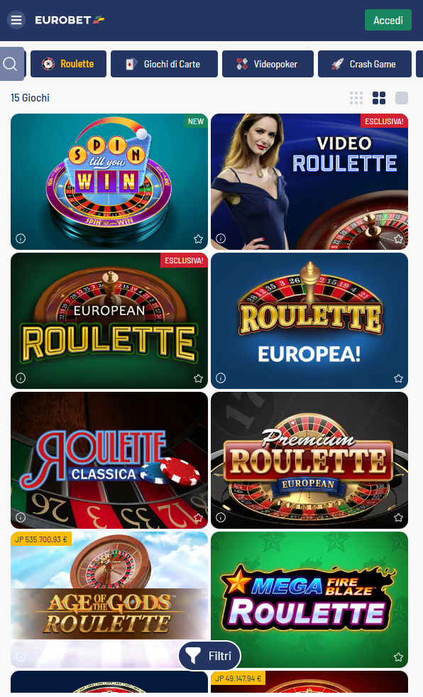 Eurobet Roulette