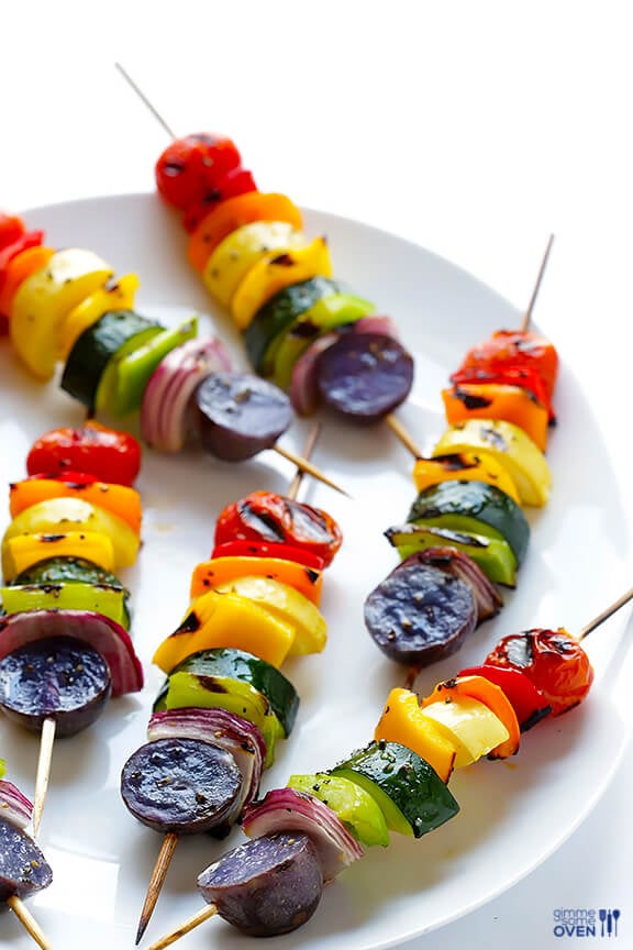 Rainbow Veggie Skewers 5