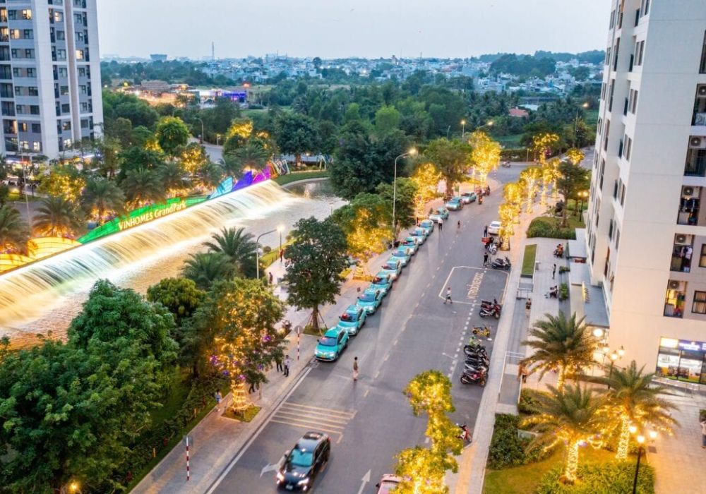 Công viên Cầu vồng Vinhomes Grand Park cách Công viên nước chỉ 1,3km (Ảnh: Sưu tầm Internet)