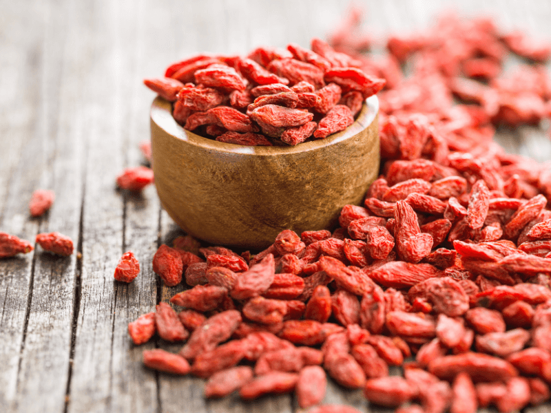 goji berries melatonin food