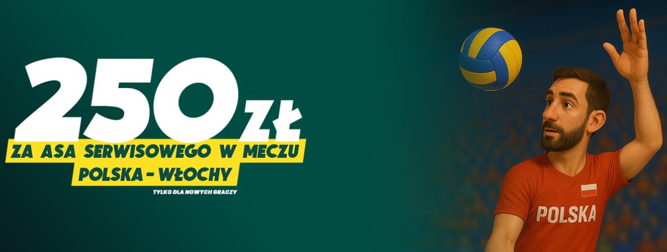 Liga Narodów siatkarzy z bonusem w Betfan