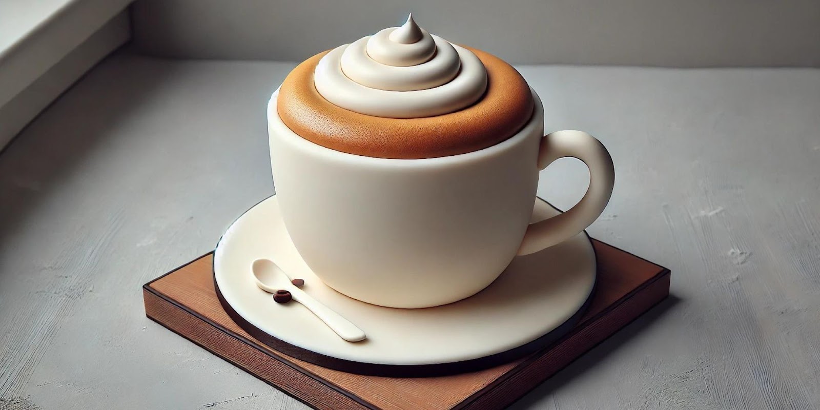 3D Coffee Cup Cake: