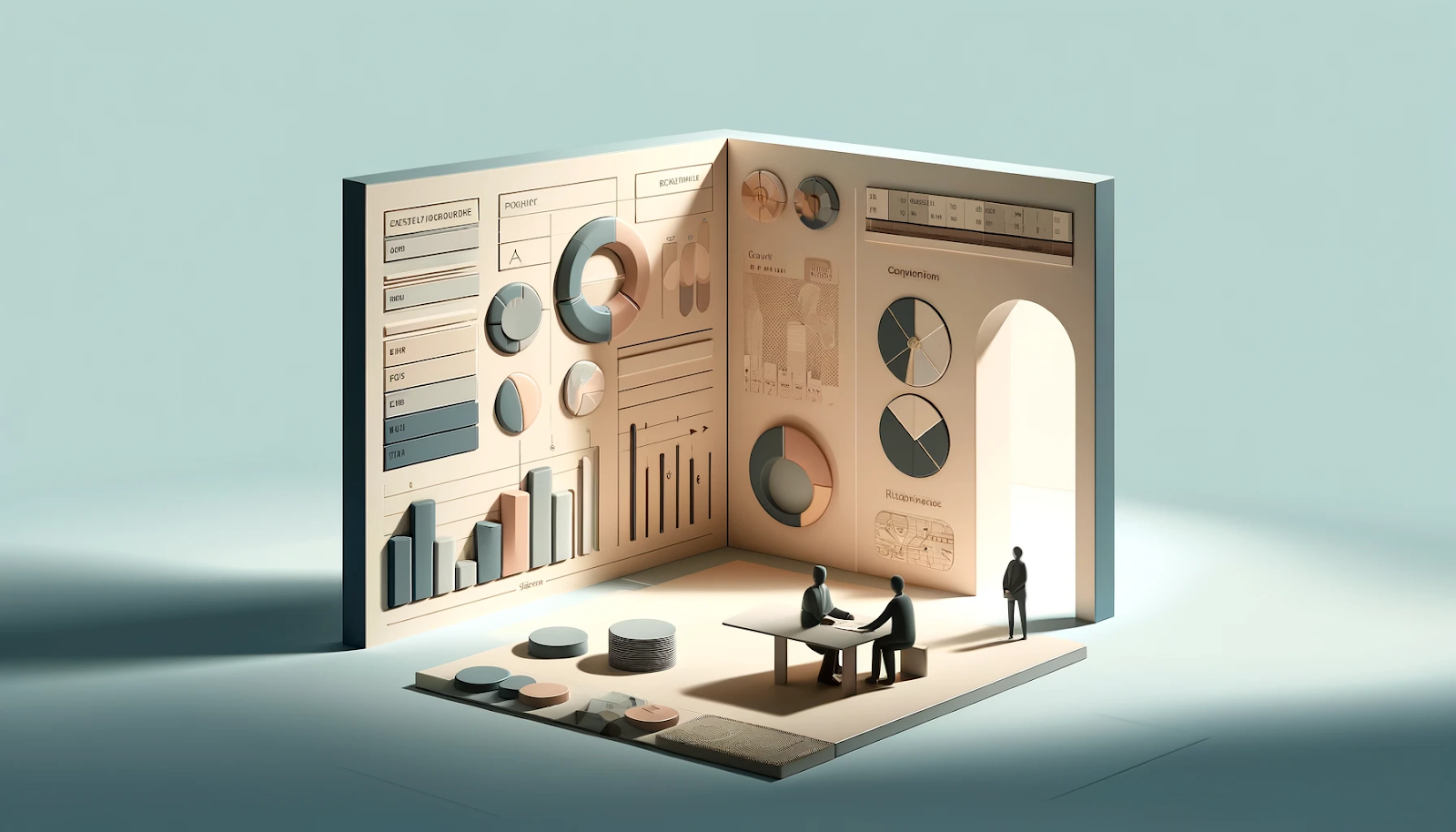 Illustration of different pricing plans