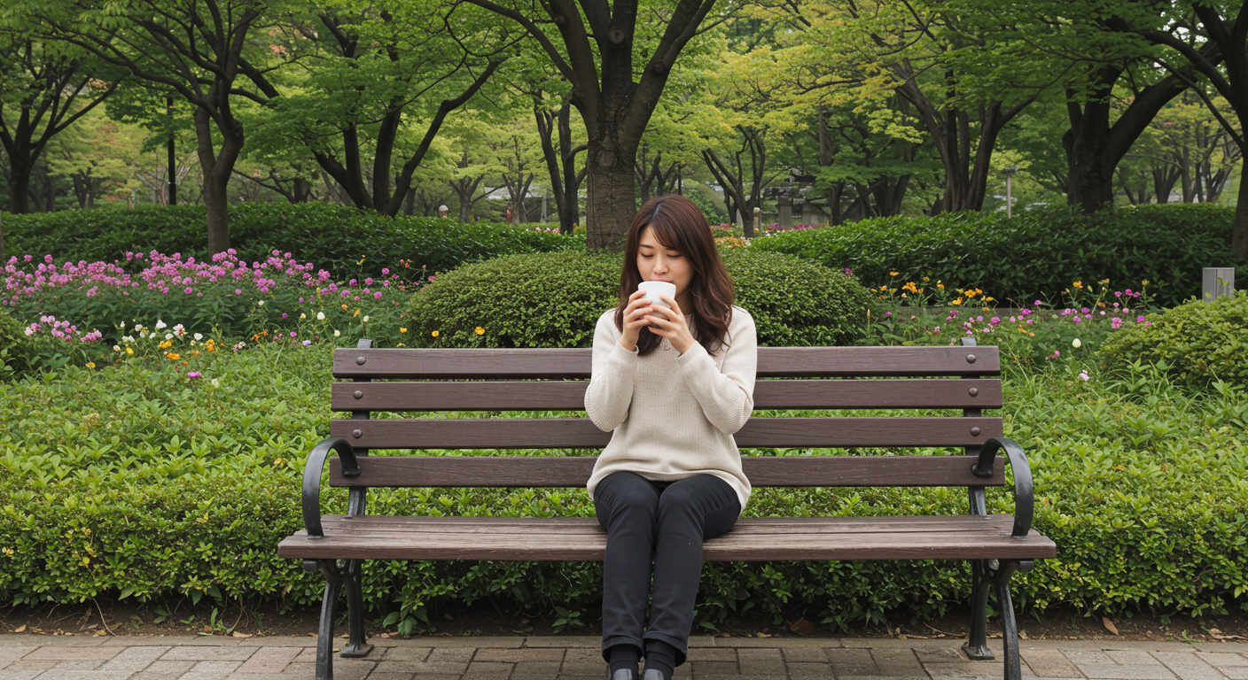 道端での歩きながらの飲食は避ける
