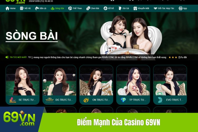 Điểm Mạnh Của Casino 69VN