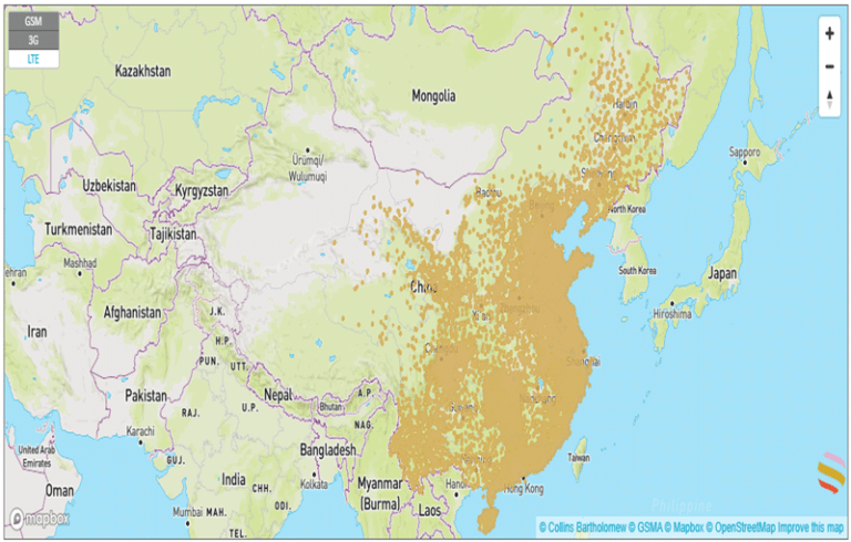 Carte de couverture de China Telecom