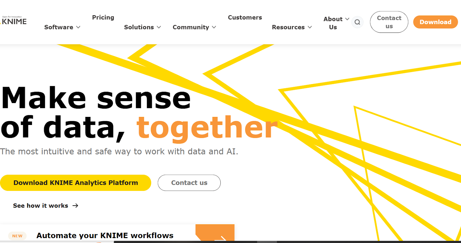 KNIME AI Tool for Data analysis 