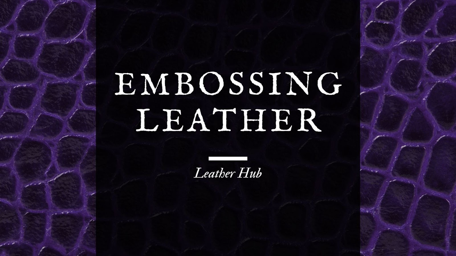 embossing leather