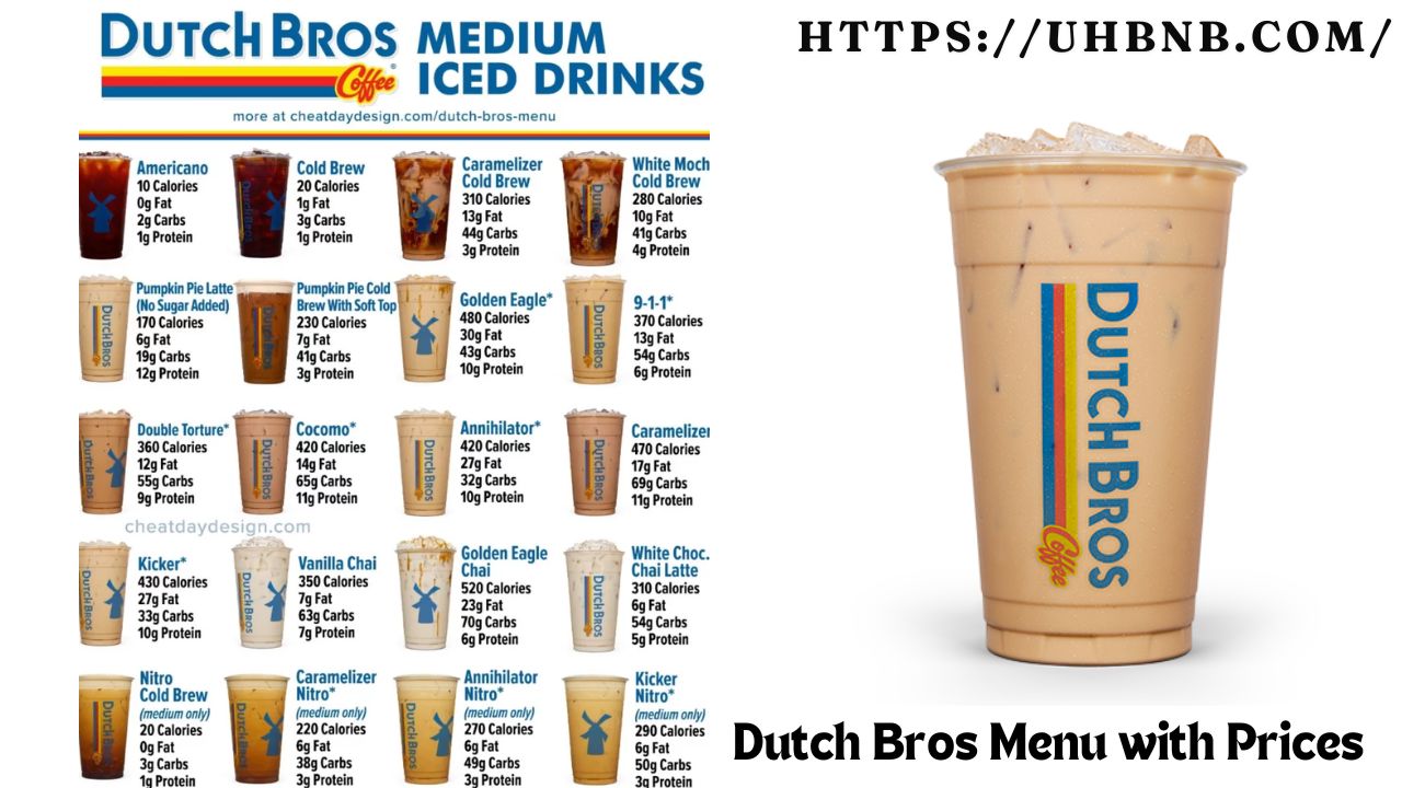 Dutch Bros Menu with Prices