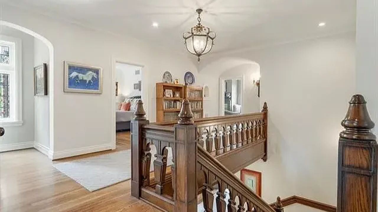 A Rare 1928 Tudor Mansion in Tulsa with Historic Charm, Soaring Ceilings, and 3 Acres of Lush Landscaping and Scenic Views
