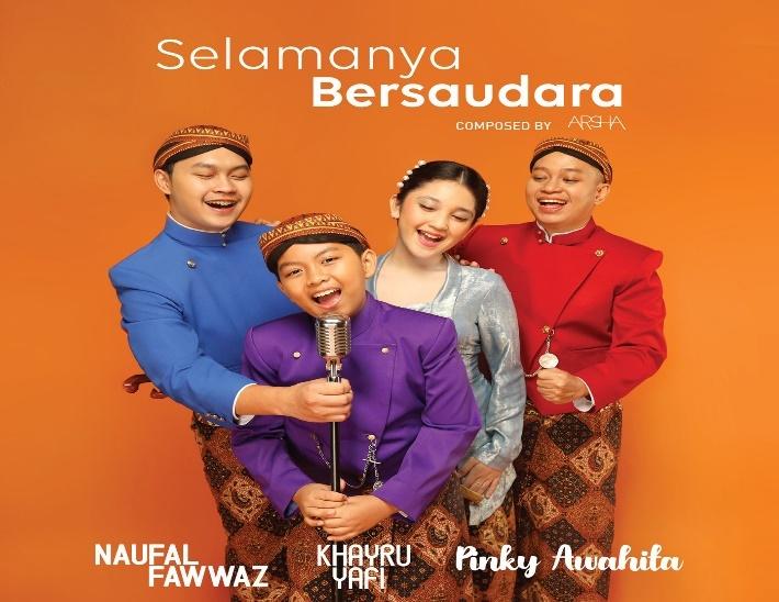 D:\AC MUSIC\Photo\Official Cover SELAMANYA BERSAUDARA - Pinky, Khayru, Naufal.jpg